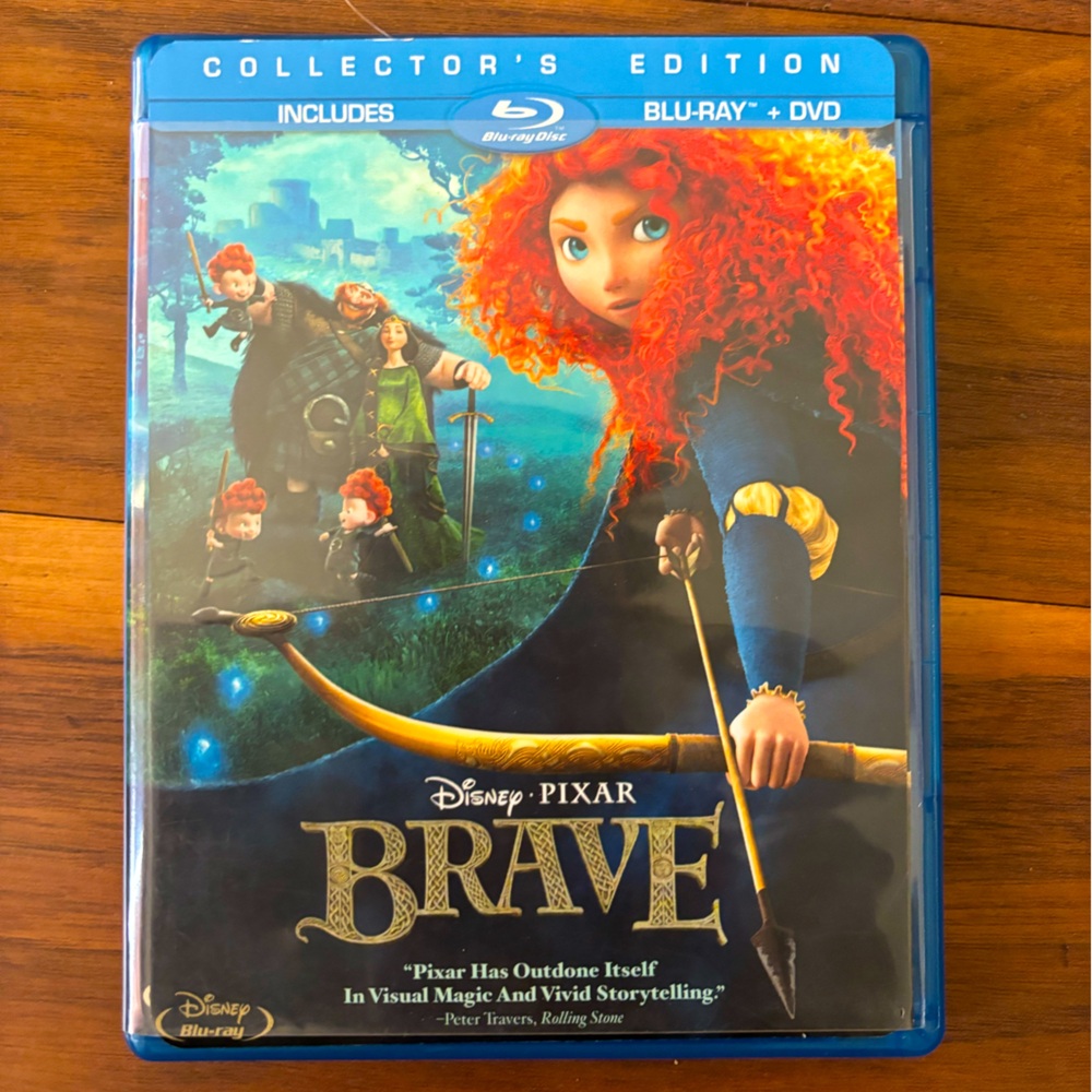 Disney brave blue ray and dvd